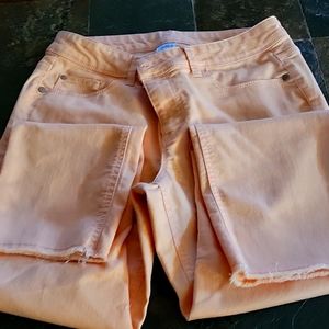 Tried and True size 8 peach color skinny jean